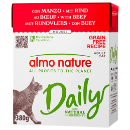 DAILY CAT ar Liellopu, 380g